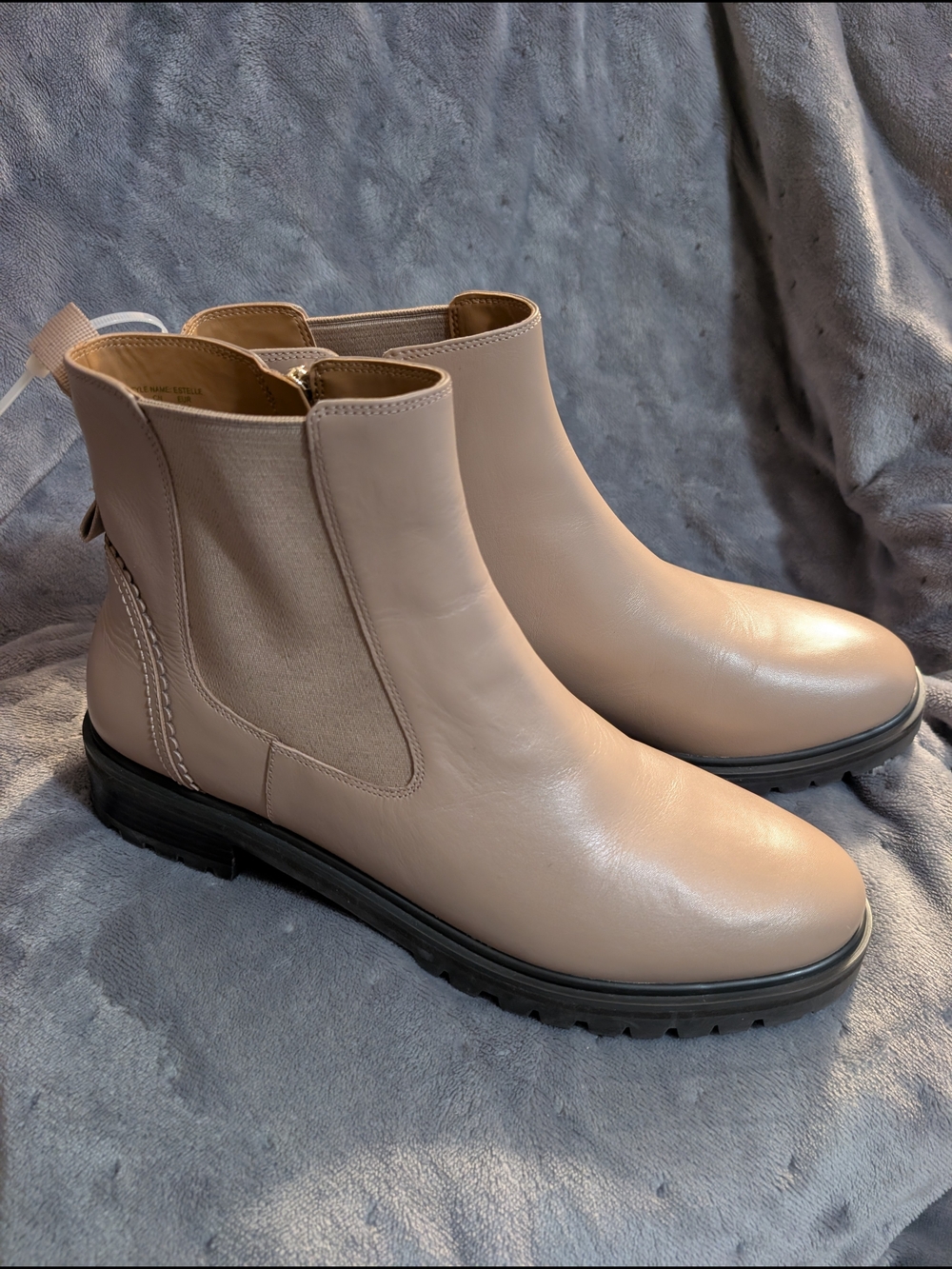 Kate Spade Leather Zip-Detail Ankle Boots View 2